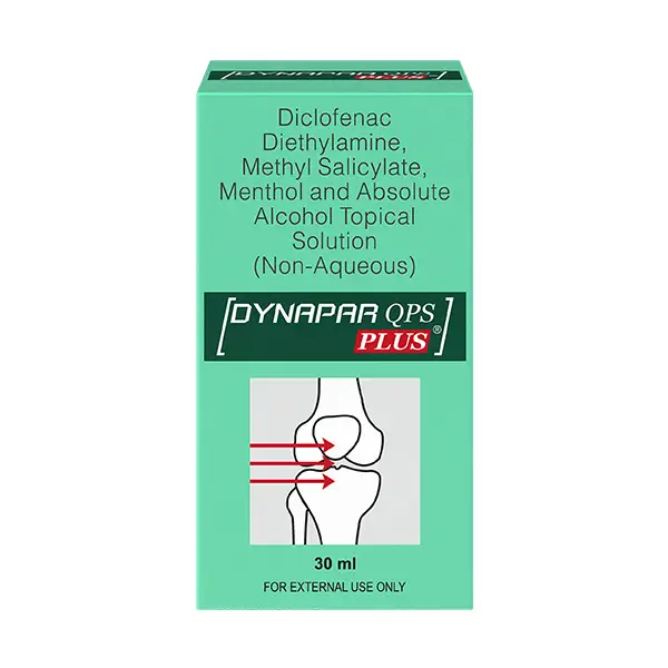 Dynapar Qps Plus Non-Aqueous Topical Solution | For Back, Neck, Shoulder, Elbow, Wrist & Knee Pain